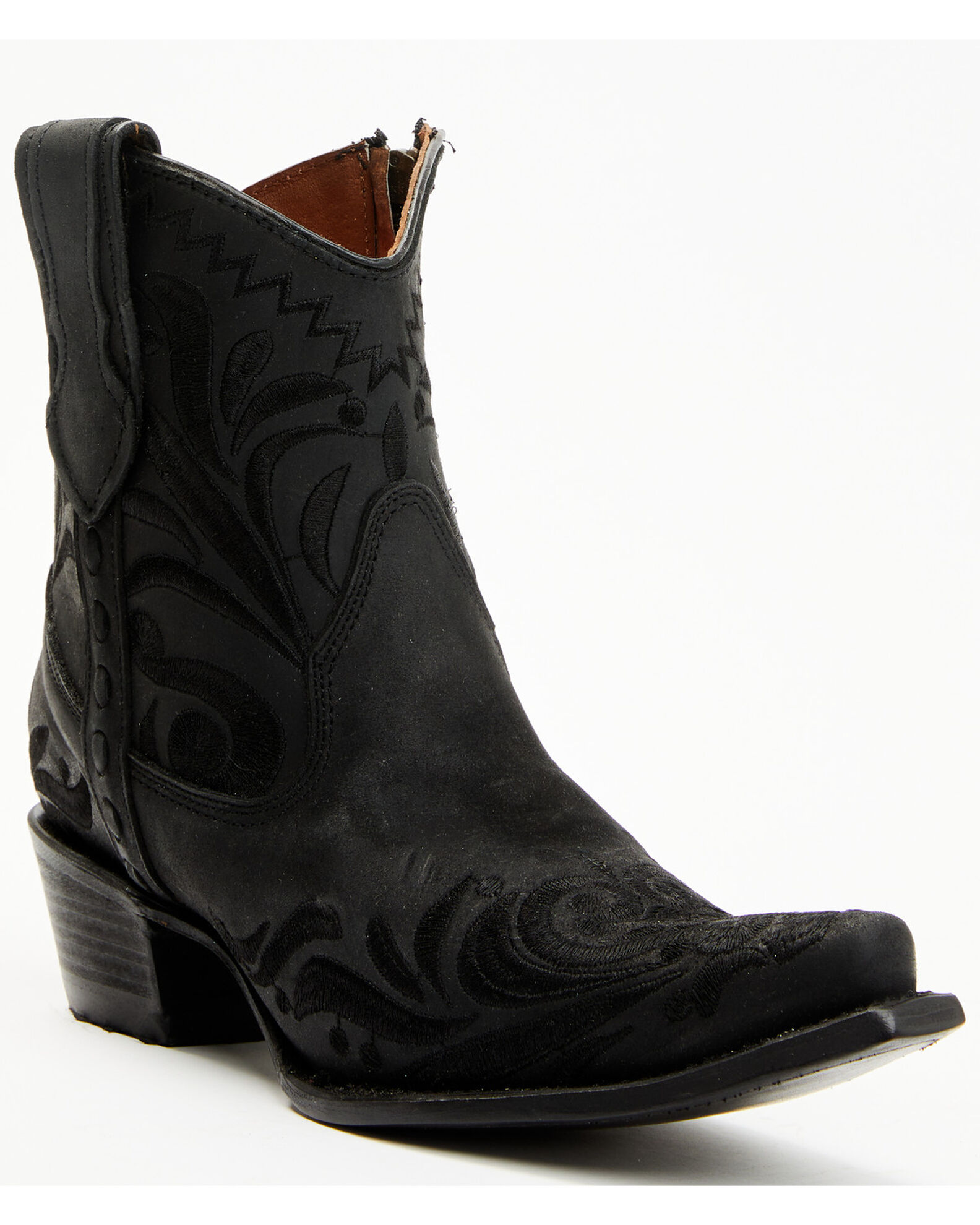 Circle G Women s Embroidered Booties Snip Toe Boot Barn