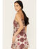 Image #4 - Shyanne Women's Printed Challis Mini Slip Dress, Taupe, hi-res