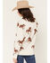 Image #4 - Originality Women's Horse Knit Tunic Sweater, Cream, hi-res