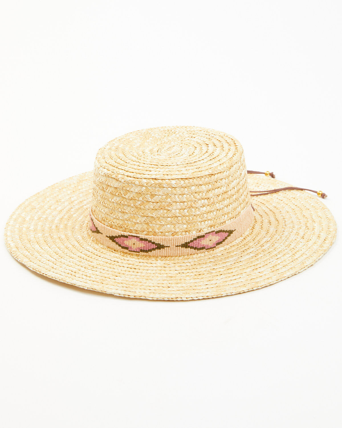 Image #1 - Nikki Beach Women's Southwestern Cobra Straw Western Fashion Hat, Natural, hi-res