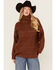 Image #1 - Cleo + Wolf Women's Oversized Turtleneck Sweater, Rust Copper, hi-res