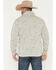Image #4 - Cowboy Hardware Men's Heathered 1/4 Zip Pullover, Oatmeal, hi-res