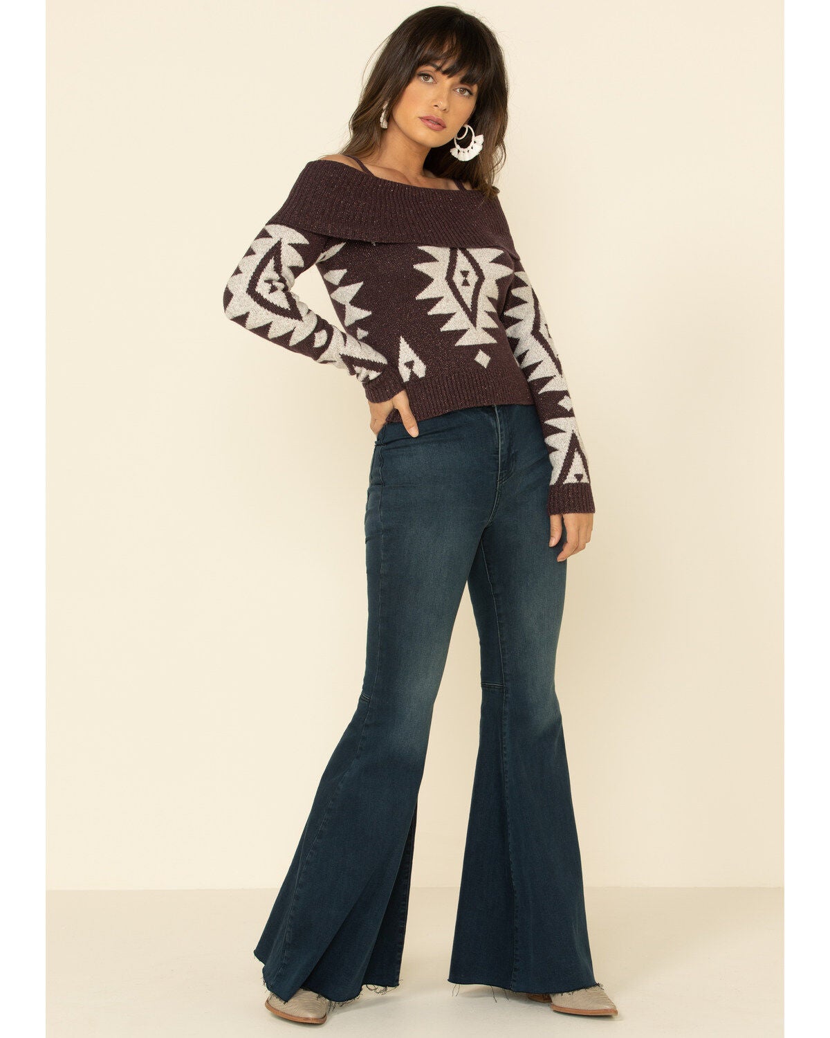 Shyanne Women's Aztec Fringe Off 