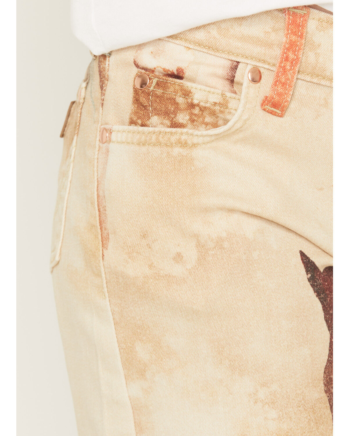 Product Name:  Wrangler X Lainey Wilson Girls' Horse Print Wide Leg Stretch Denim Jeans