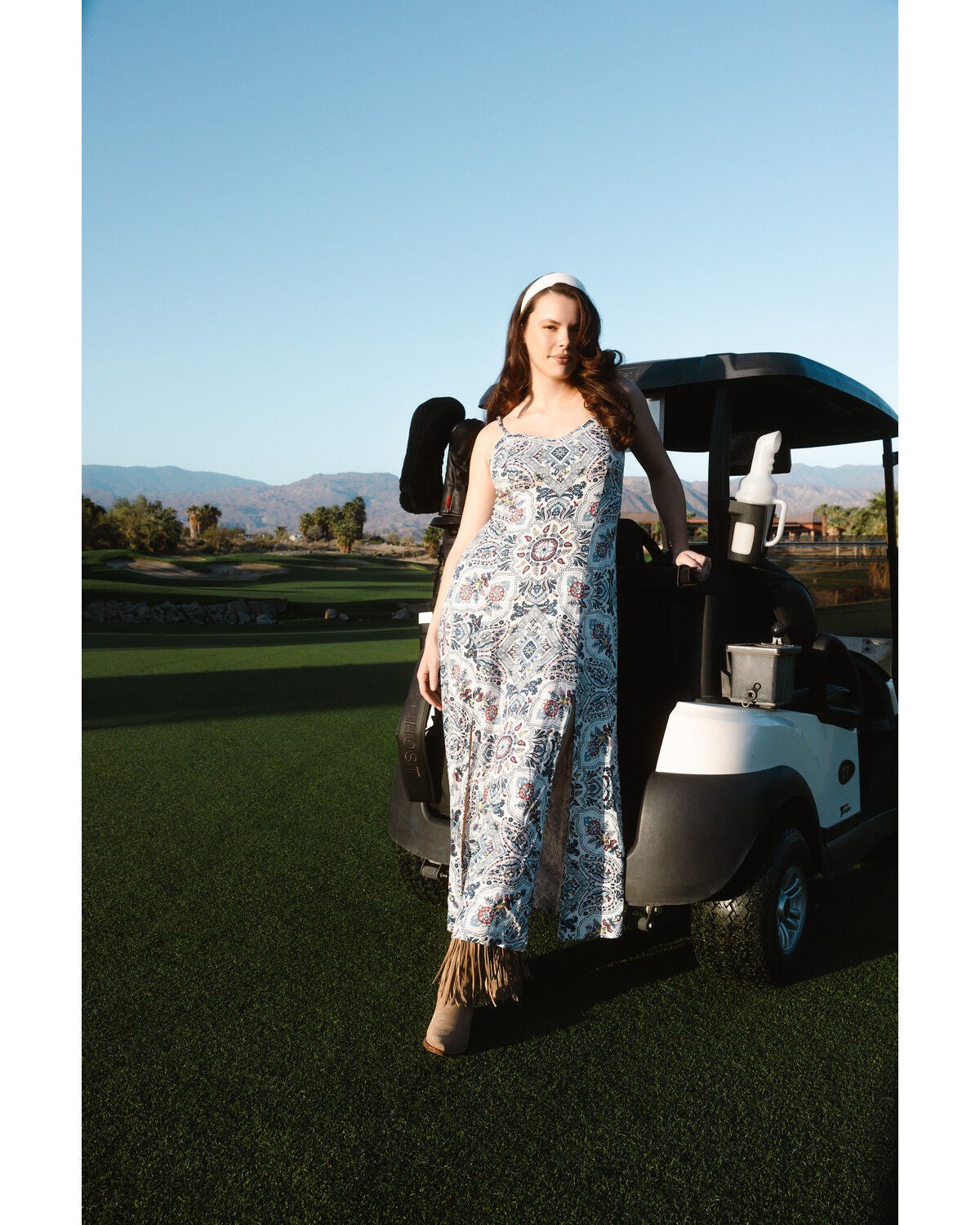Idyllwind Women's Carver Printed Maxi Dress, Ivory, hi-res