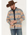 Pendleton Men's Driftwood Southwestern Stripe Button Down Western Shirt , Blue, hi-res