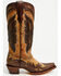 Image #2 - Corral Women's Eagle Overlay Tall Western Boots - Snip Toe, Sand, hi-res