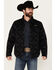 Image #1 - Cinch Men's Wool Insulated Southwestern Print Climate Control Jacket - Big , Black, hi-res