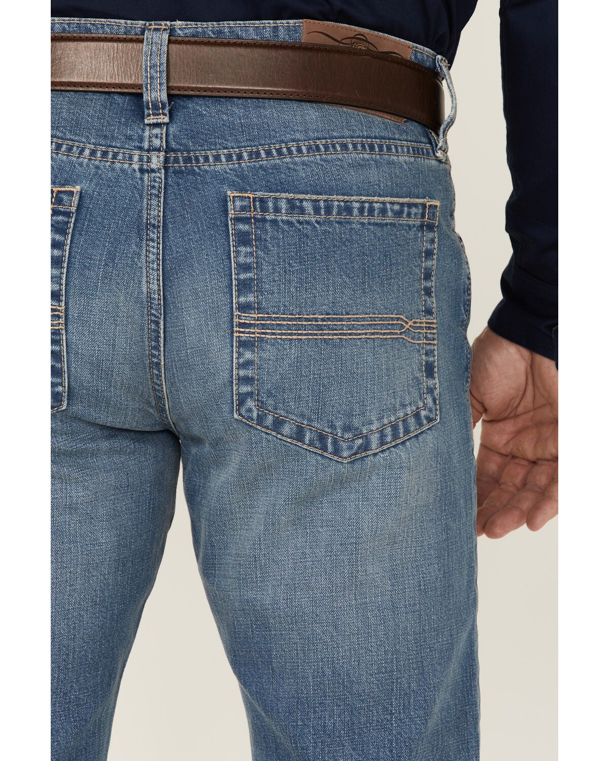 Image #3 - Cody James Men's Roughstock Wash Jackson Slim Straight Rigid Denim Jeans, Blue, hi-res