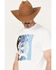 Image #2 - Cinch Men's Logo Short Sleeve Graphic T-Shirt, White, hi-res