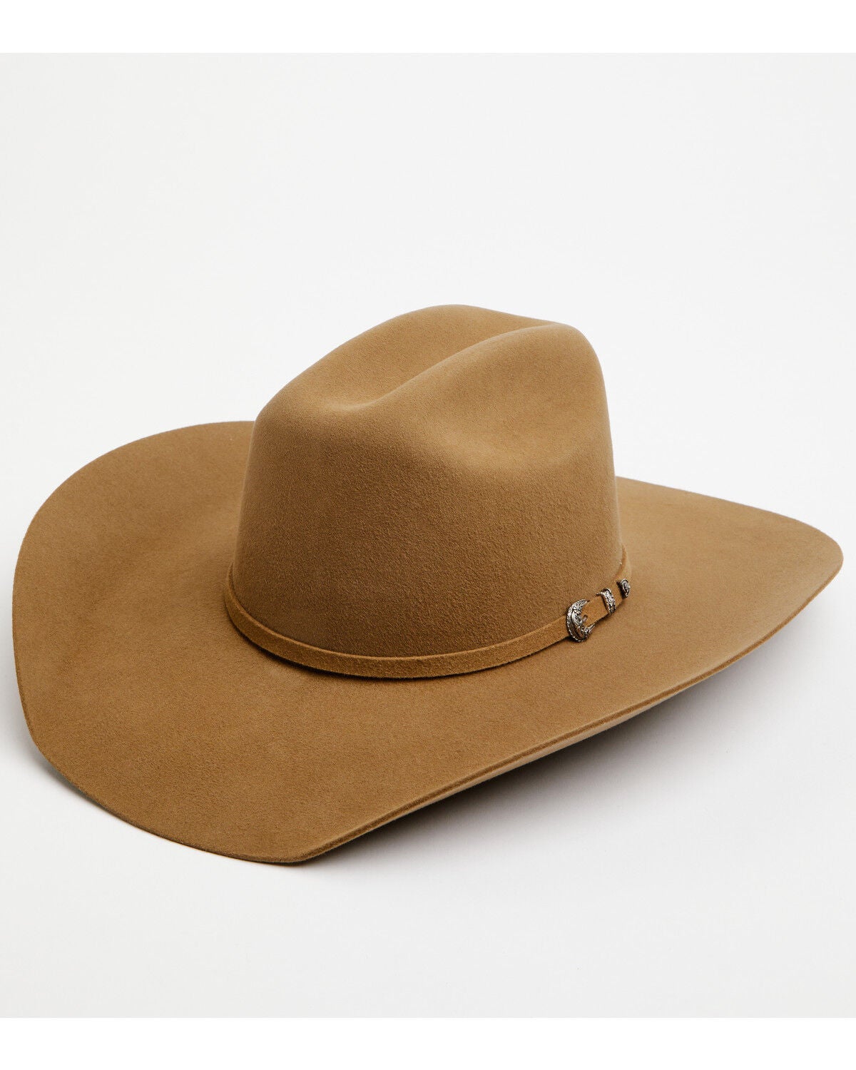 Justin Ryder 10X Felt Cowboy Hat, Fawn, hi-res