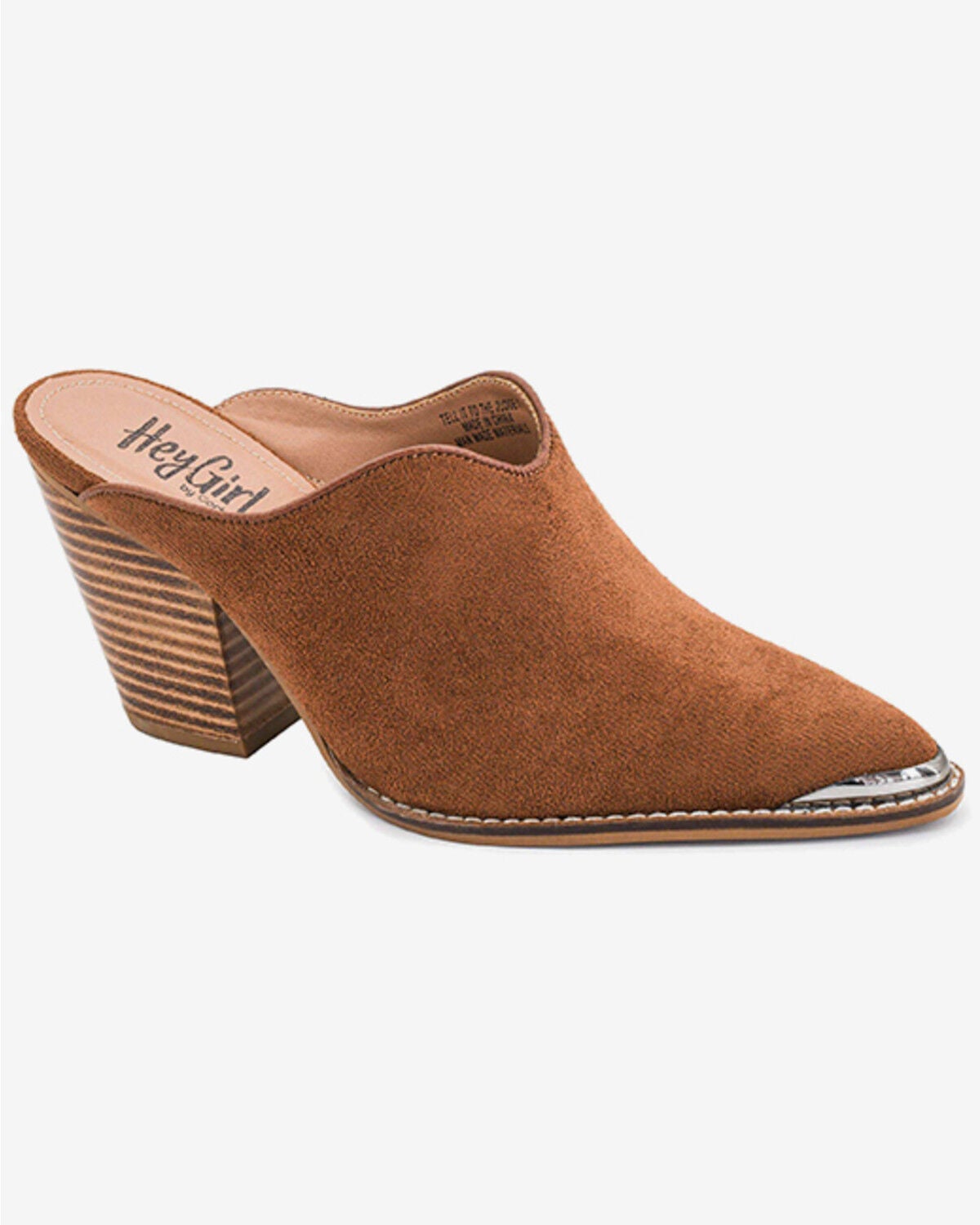 Image #1 - Hey Girl by Corkys Women's Tell It To The Judge Western Mules, Brown, hi-res