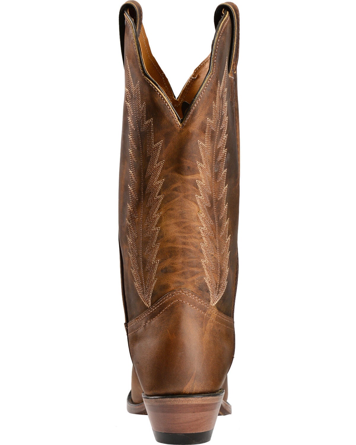 Image #7 - Boulet Fancy Stitched Cowgirl Boots - Medium Toe, Golden, hi-res