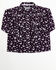 Cowgirl Hardware Toddler Girls' Daisy Rider Print Long Sleeve Shirt , Purple, hi-res