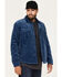 Brixton Men's Durham Sherpa Lined Jacket, Blue, hi-res