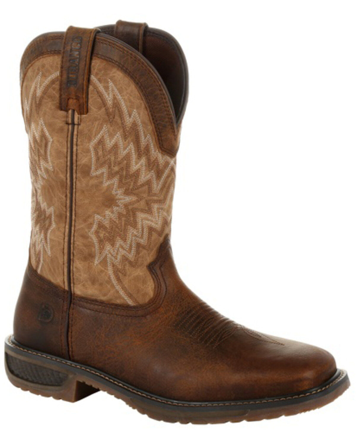 Image #1 - Durango Men's WorkHorse Western Work Boot - Steel Toe, , hi-res