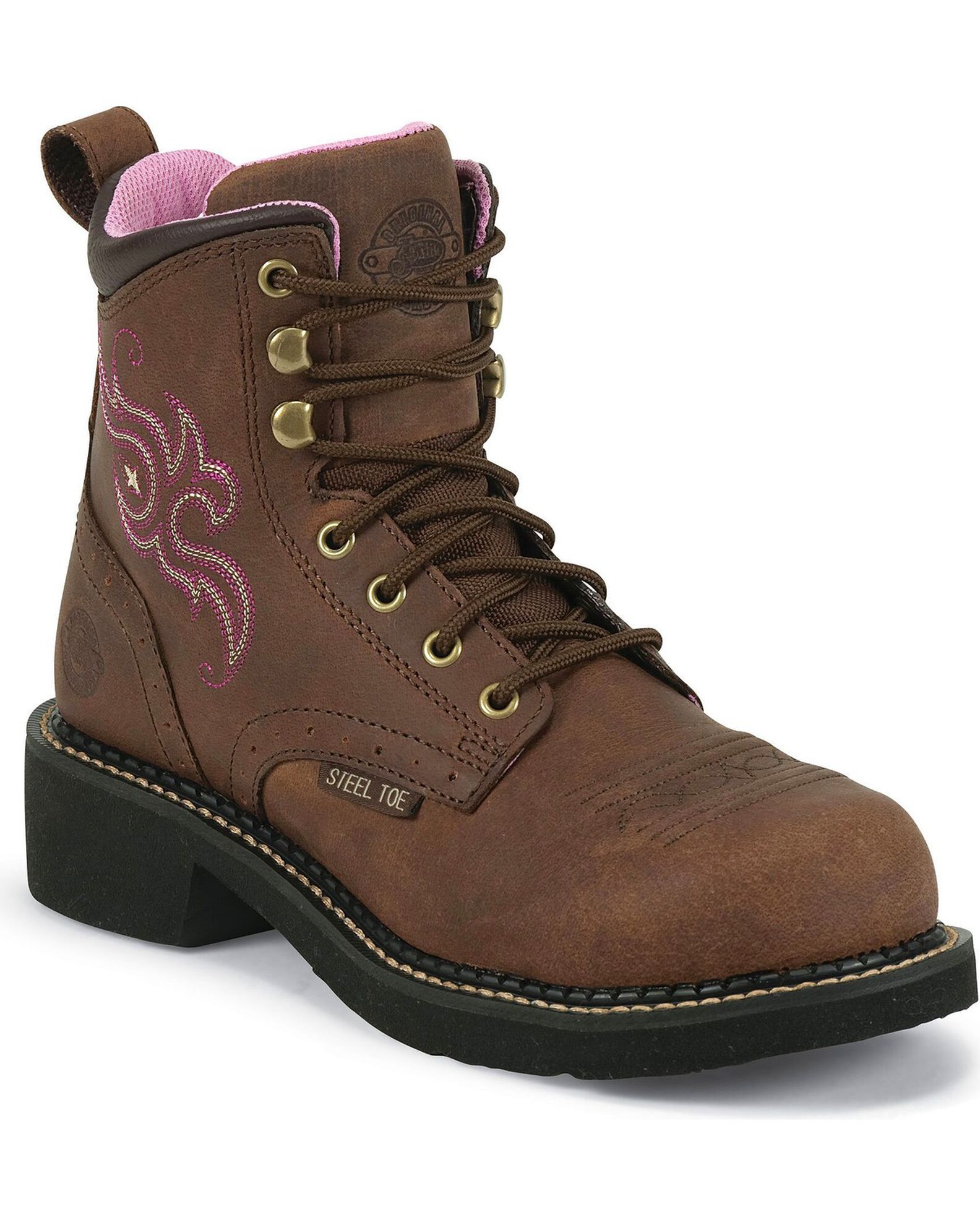 Womens justin work boots outlet