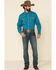 Image #2 - Wrangler 20X Men's Advanced Comfort Plaid Print Long Sleeve Western Shirt, , hi-res