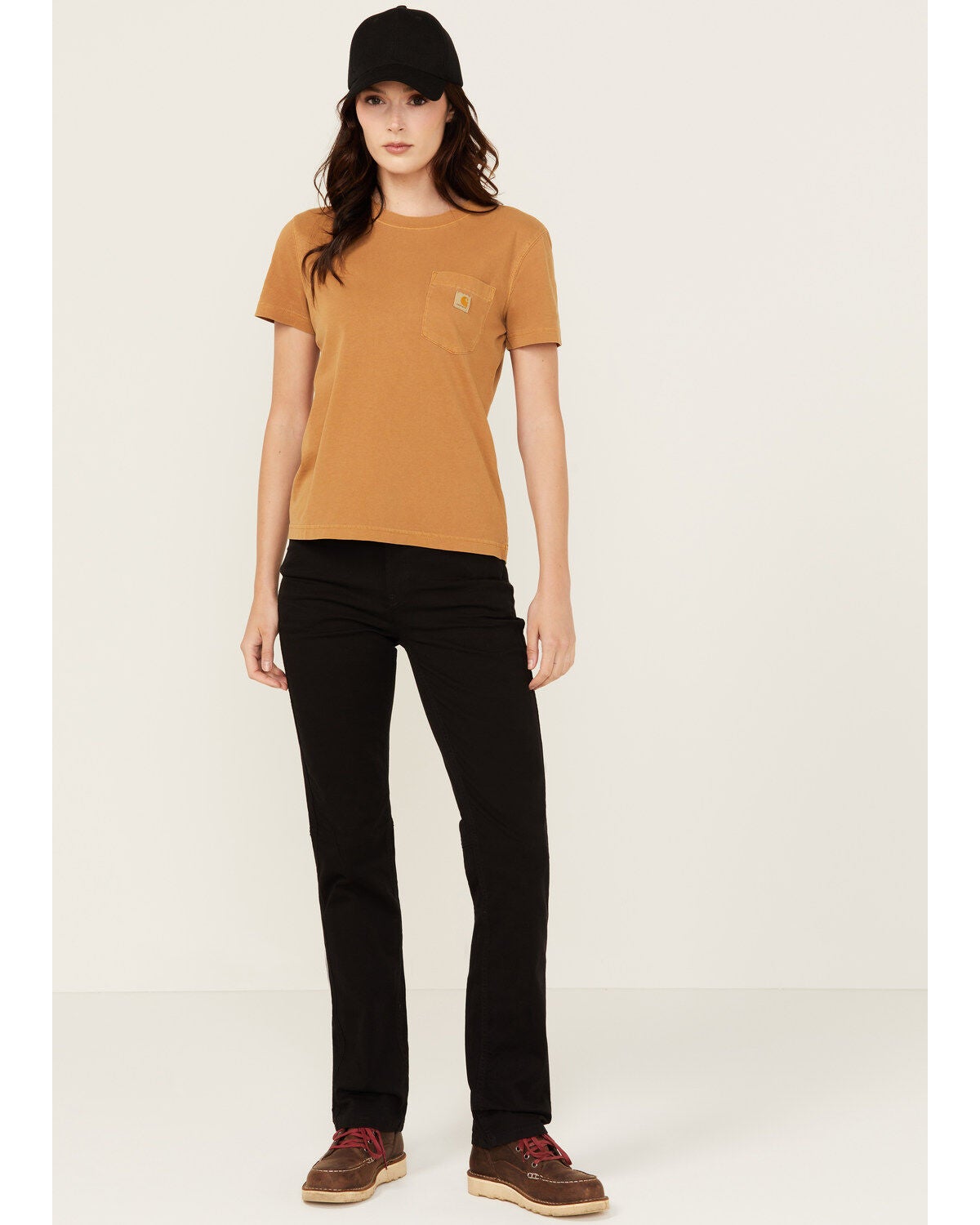 Ariat Women's Rebar PR Made Tough Straight Stretch Work Pants, Black, hi-res