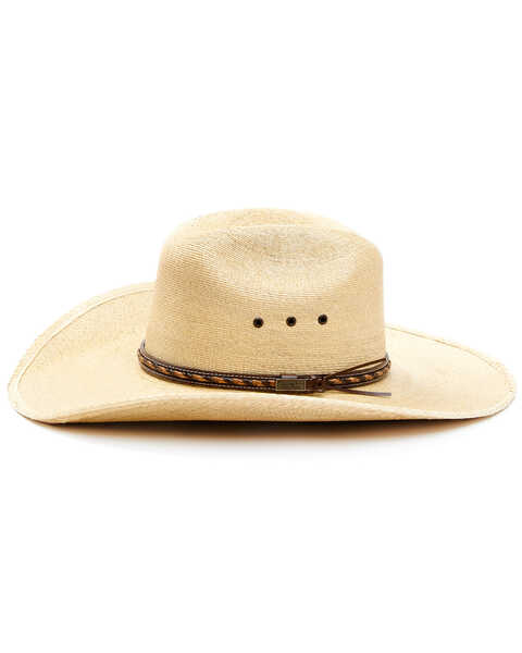 Image #7 - Larry Mahan 30X Lawton Palm Straw Cowboy Hat, , hi-res
