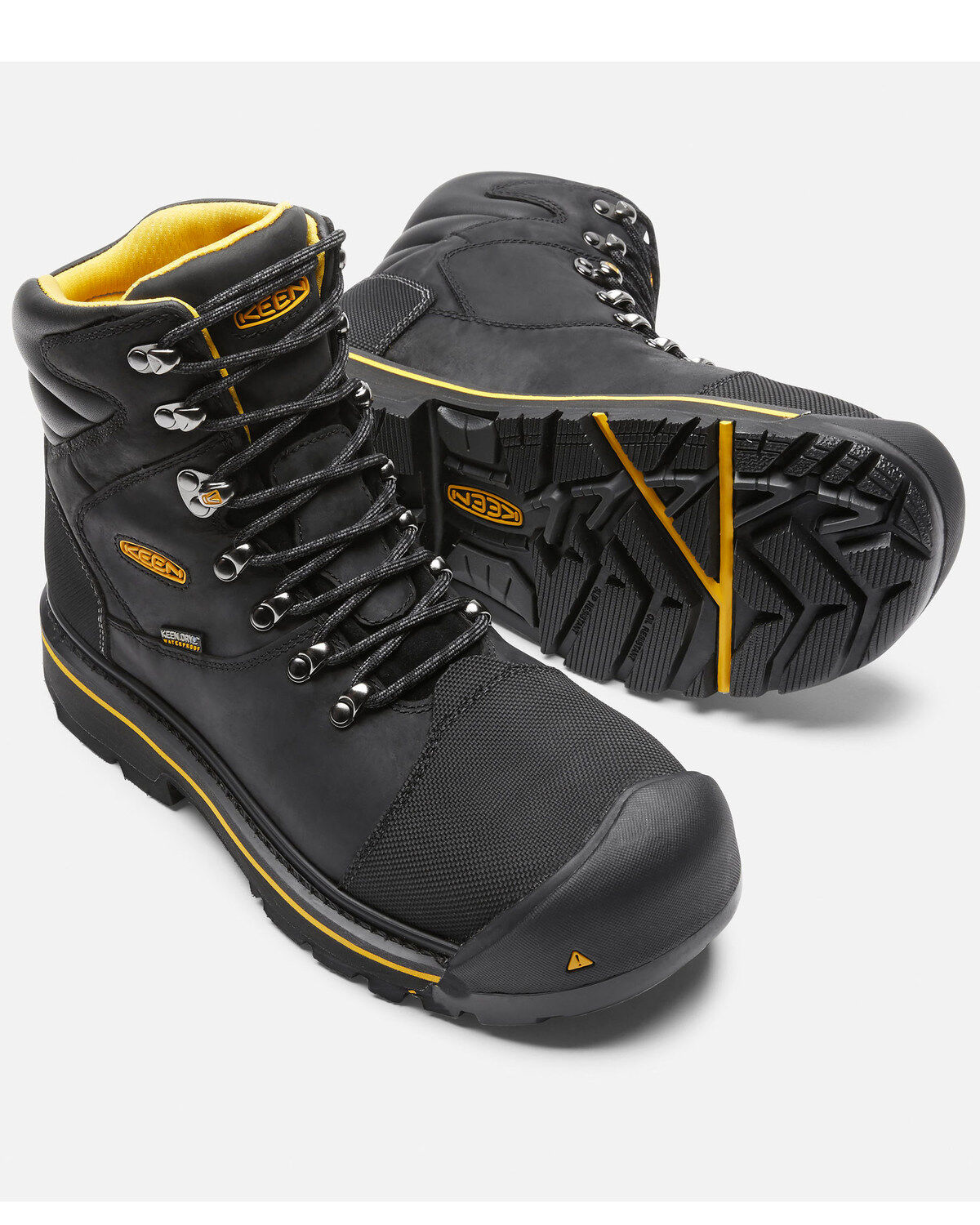 Image #3 - Keen Men's Milwaukee Waterproof Work Boots - Steel Toe, , hi-res