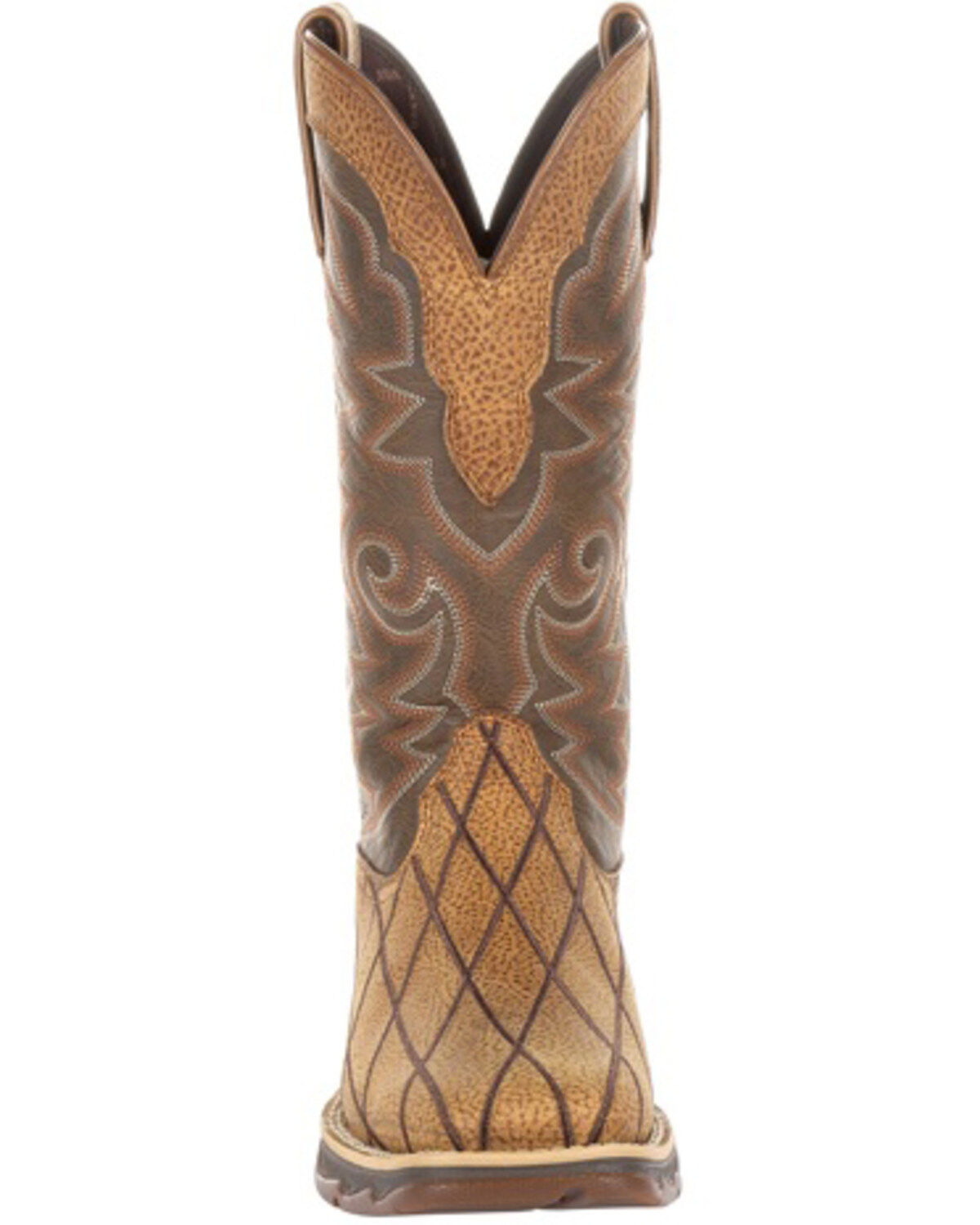 Image #5 - Durango Women's Lady Rebel Patchwork Western Boots - Square Toe, , hi-res