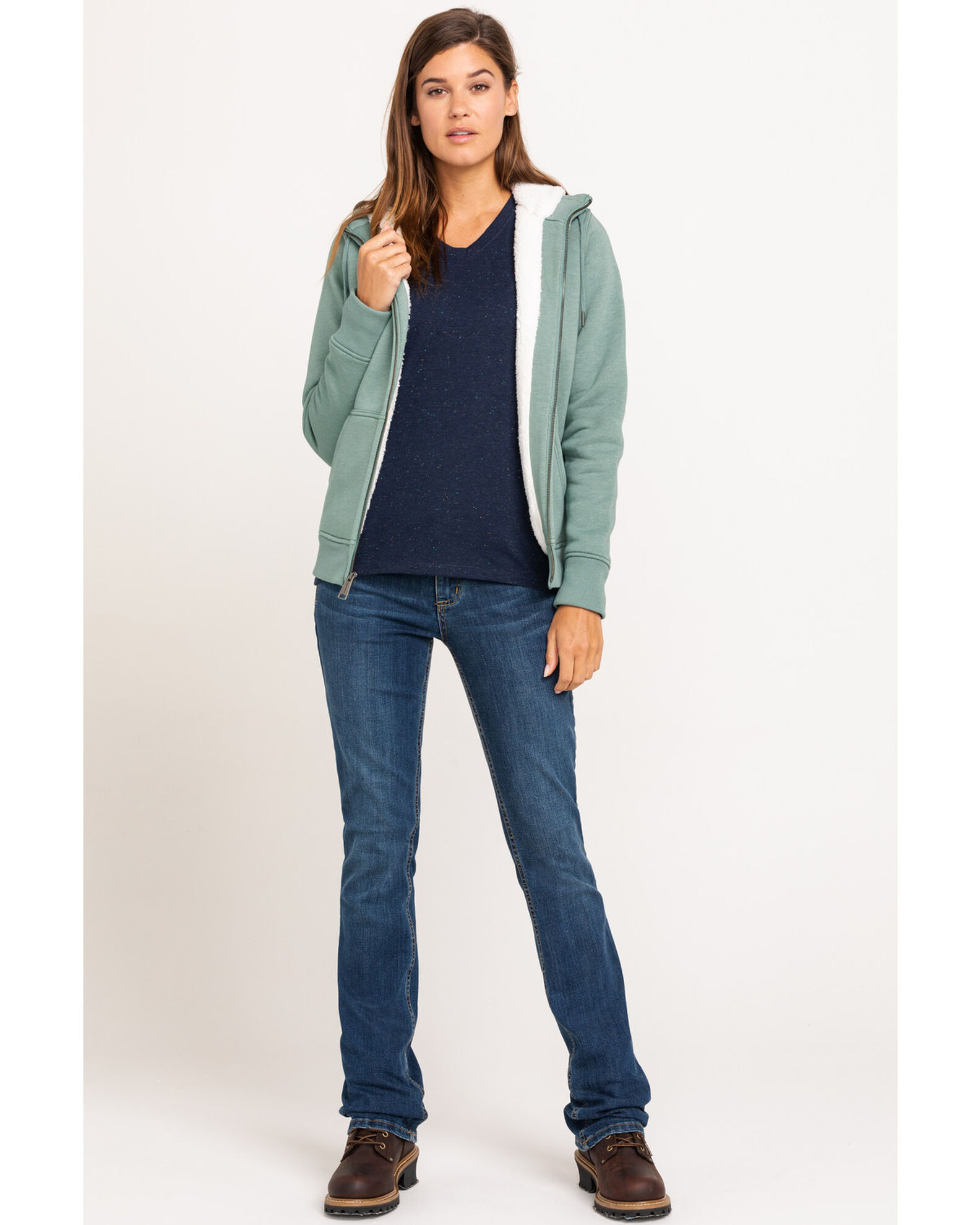 Carhartt women's sherpa lined hoodie discount
