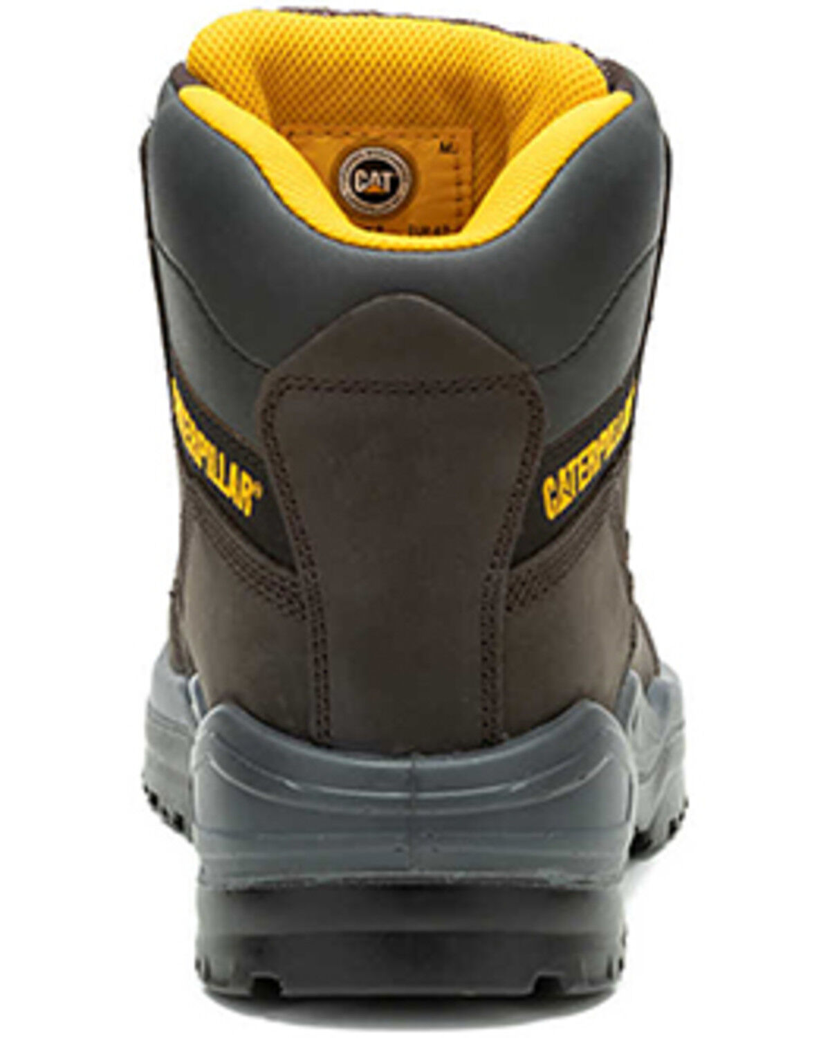 Image #4 - Caterpillar Men's Striver Lace-Up Work Boots - Steel Toe, Brown, hi-res