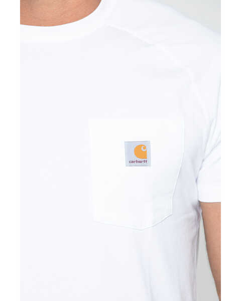 Image #5 - Carhartt Men's Force Cotton White Short Sleeve Shirt - Big & Tall, , hi-res