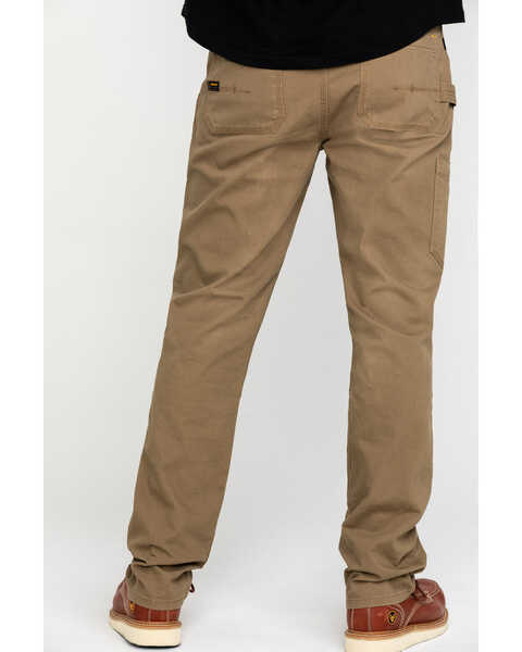Image #2 - Ariat Men's Khaki Rebar M4 Made Tough Durastretch Double Front Straight Work Pants - Big , Beige/khaki, hi-res