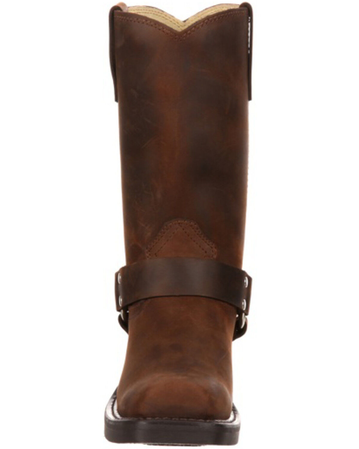 Image #8 - Durango Women's Harness Western Boots - Square Toe, Brown, hi-res
