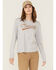 Image #1 - Carhartt Women's Tencel™ Fiber Series Loose Fit Long Sleeve graphic Work Shirt, Heather Grey, hi-res