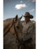 Blue Ranchwear Men's Yarn-Dye Stripe Long Sleeve Snap Western Work Shirt, Wheat, hi-res