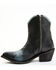 Image #3 - Carborca Silver by Liberty Black Women's Loren Tonal Floral Embroidered Western Fashion Booties - Snip Toe, Black, hi-res