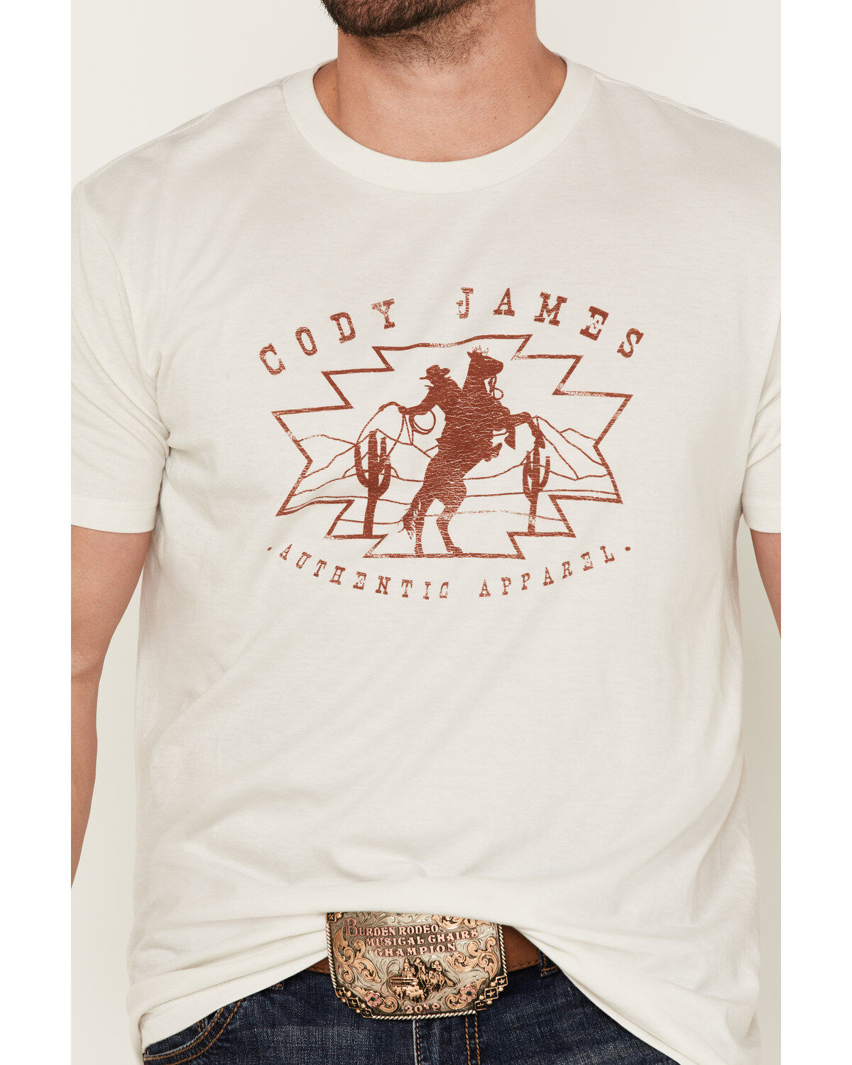 Image #3 - Cody James Men's Giddy Up Rodeo Graphic Short Sleeve T-Shirt, , hi-res