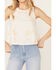 Image #3 - Free People Women's Fun and Flirty Embroidered Top, Ivory, hi-res