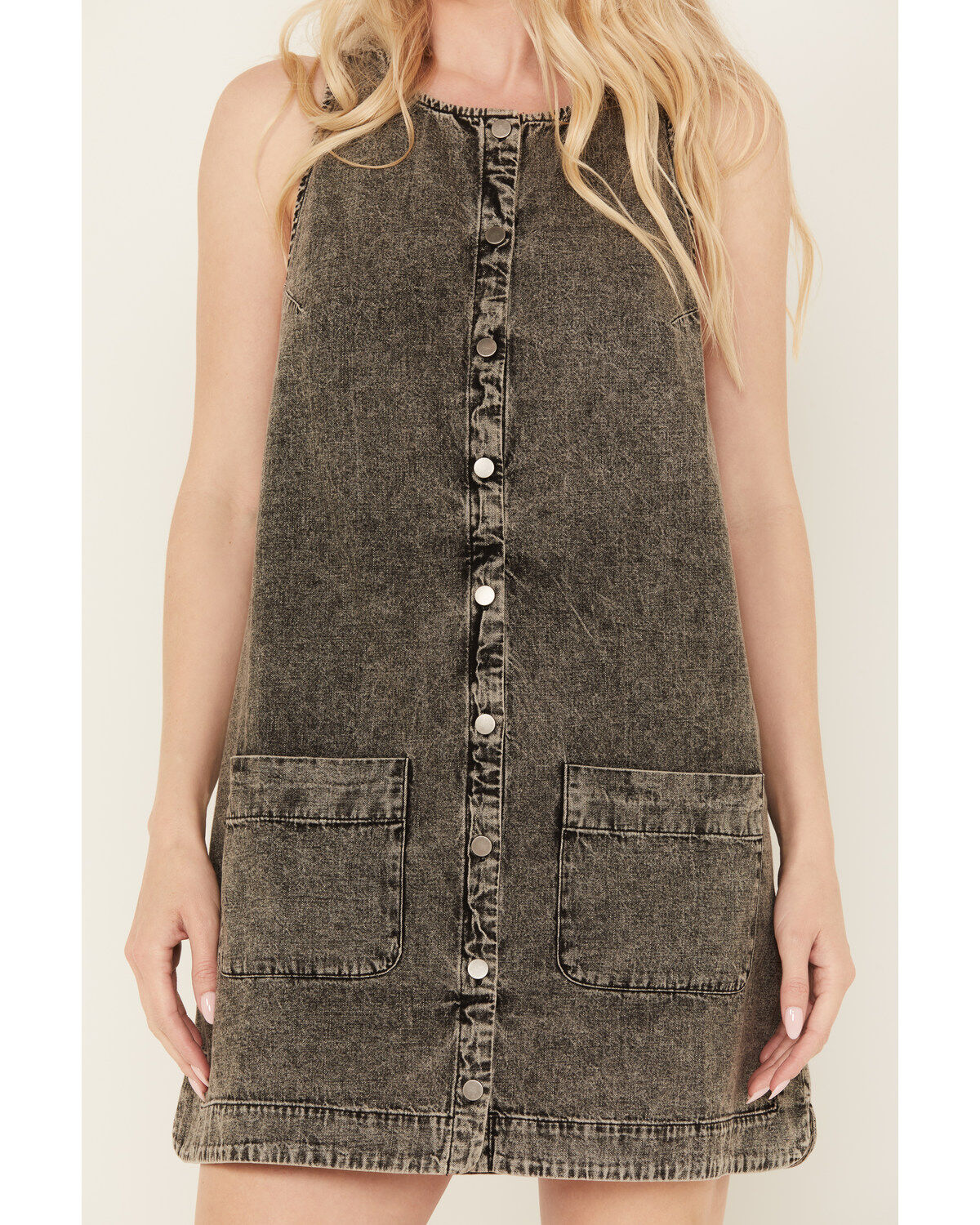 Image #3 - Free People Women's Wilderado Denim Mini Dress, , hi-res