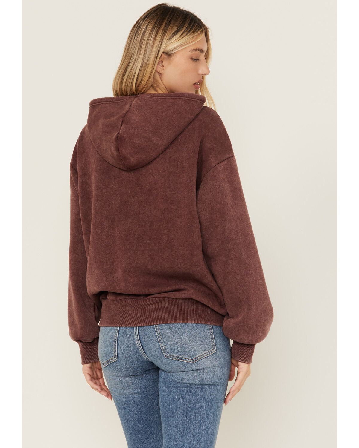 Product Name:  Youth in Revolt Women's Studded Star Graphic Hoodie