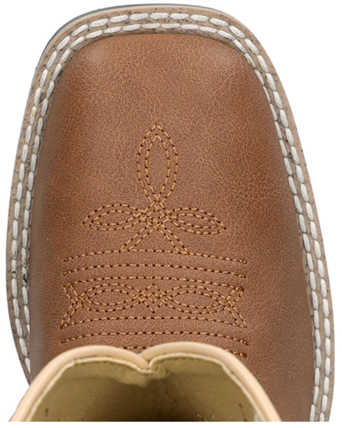 Image #6 - Smoky Mountain Boys' El Paso Western Boots - Broad Square Toe, Black/brown, hi-res
