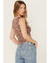 Image #4 - Panhandle Women's Paisley Print Tank Top, Brown, hi-res