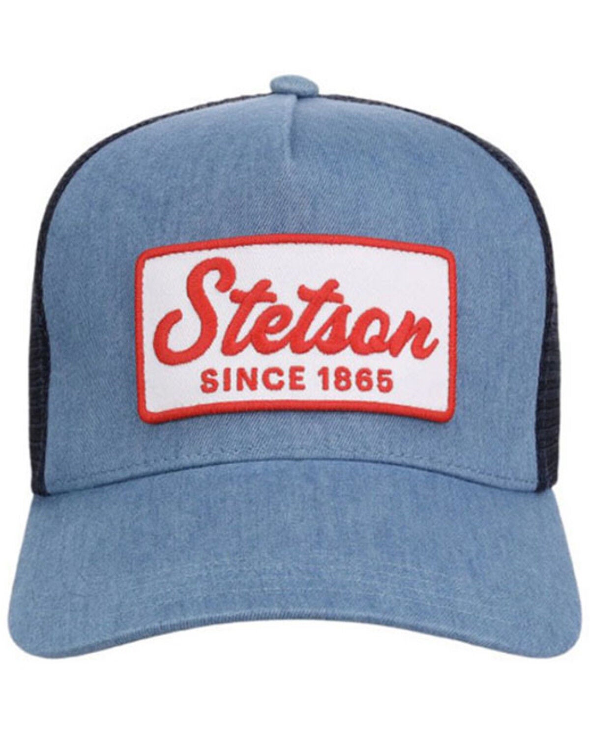Stetson Men's Logo Ball Cap, Blue, hi-res