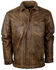 Image #1 - STS Ranchwear By Carroll Men's Ranch Hand Leather Jacket - 4X, Distressed Brown, hi-res
