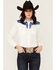 Image #1 - Ariat X Sendero Women's Senorita Long Sleeve Pearl Snap Western Shirt, White, hi-res