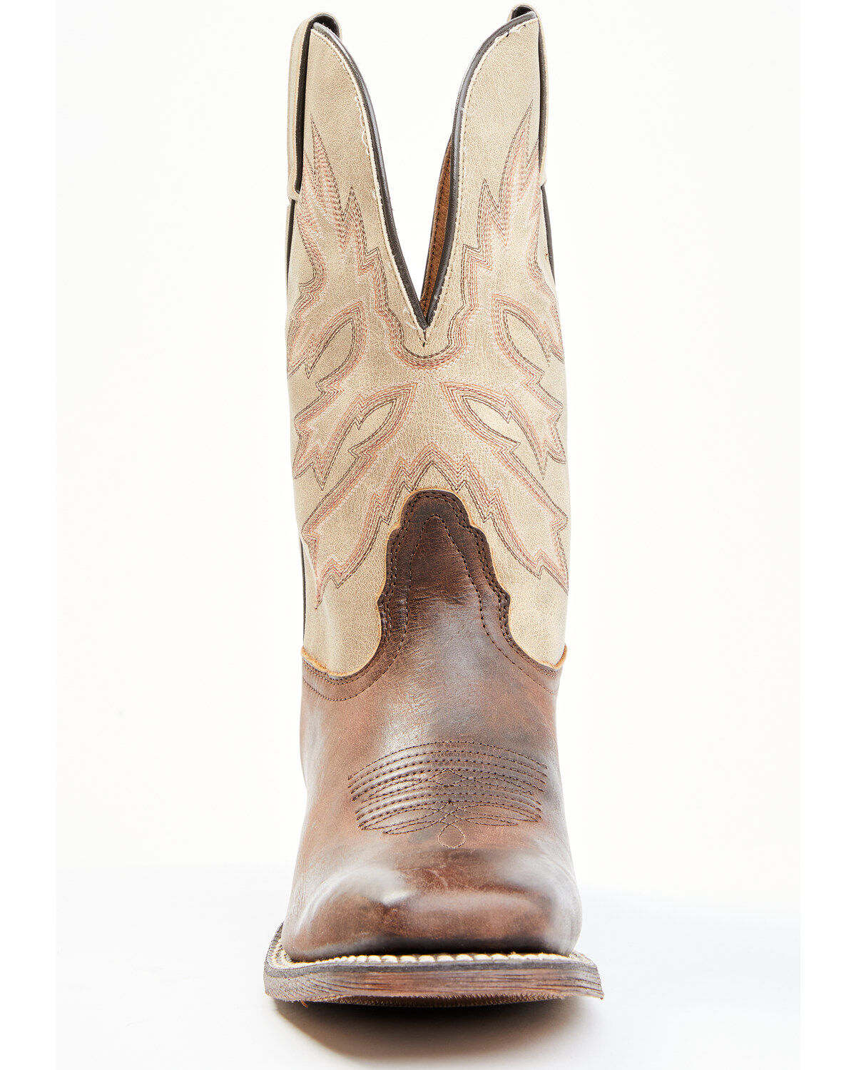 Image #4 - Nocona Men's Henry Western Boots - Broad Square Toe, Brown, hi-res