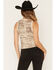 Image #4 - Shyanne Women's Newspaper Rib Knit Graphic Tank Top, Natural, hi-res