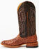 Image #3 - Horse Power Men's Boot Barn Exclusive Ostrich Print Tall Western Boots - Broad Square Toe, Cognac, hi-res