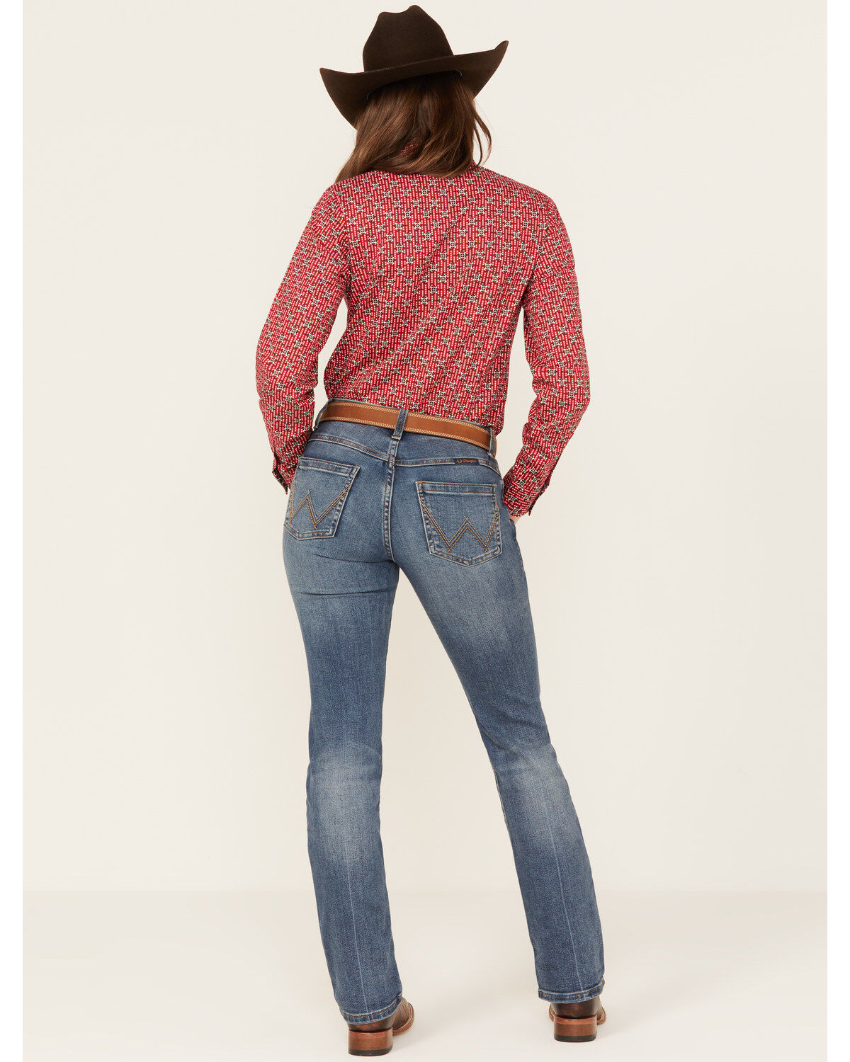 Image #3 - Wrangler Women's Willow Medium Wash Mid Rise Bootcut Ultimate Riding Jeans, Medium Wash, hi-res