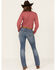 Image #3 - Wrangler Women's Willow Medium Wash Mid Rise Bootcut Ultimate Riding Jeans , Medium Wash, hi-res