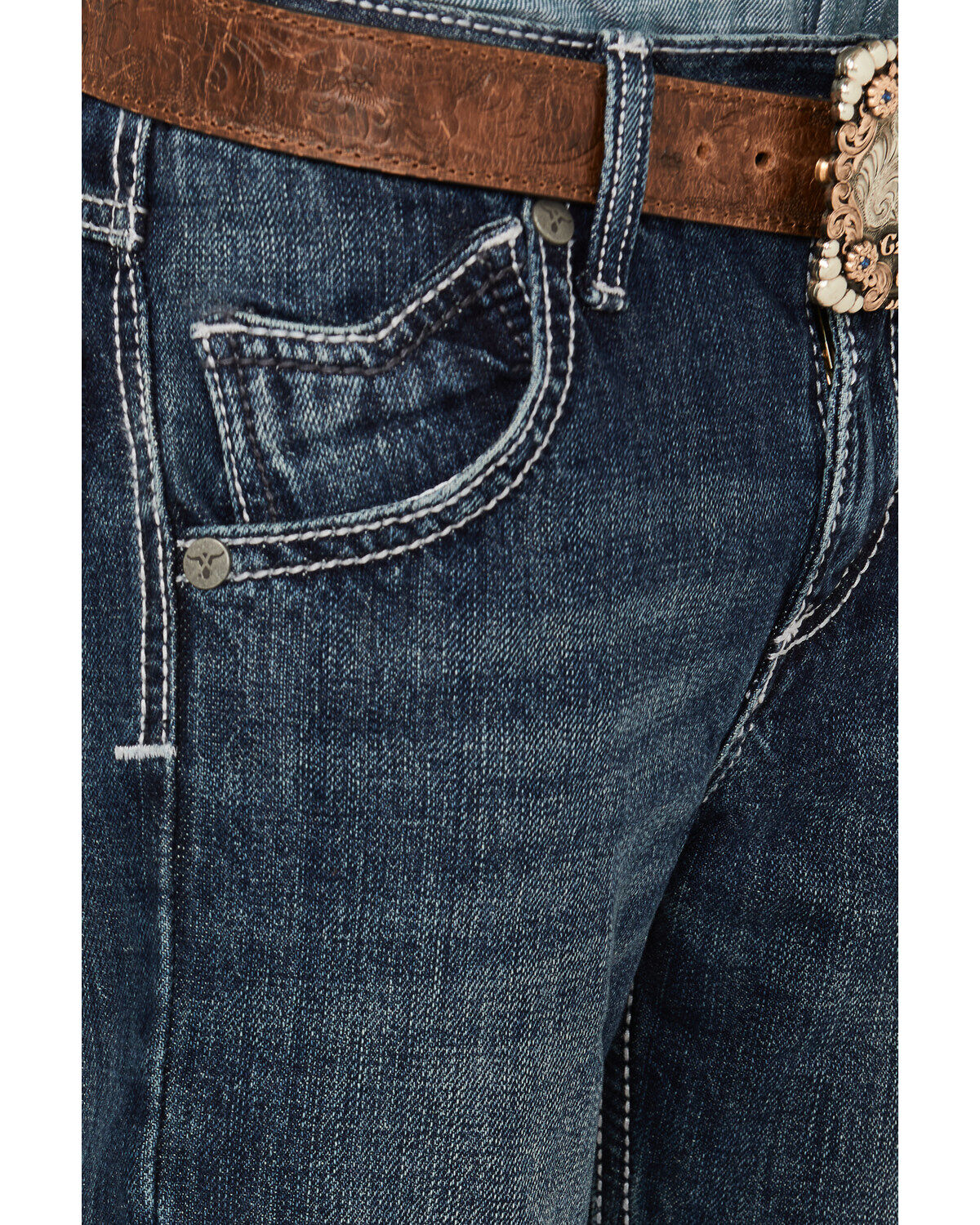 Image #4 - Wrangler 20X Boys' No.42 Canyon Lake Vintage Slim Bootcut Jeans, , hi-res