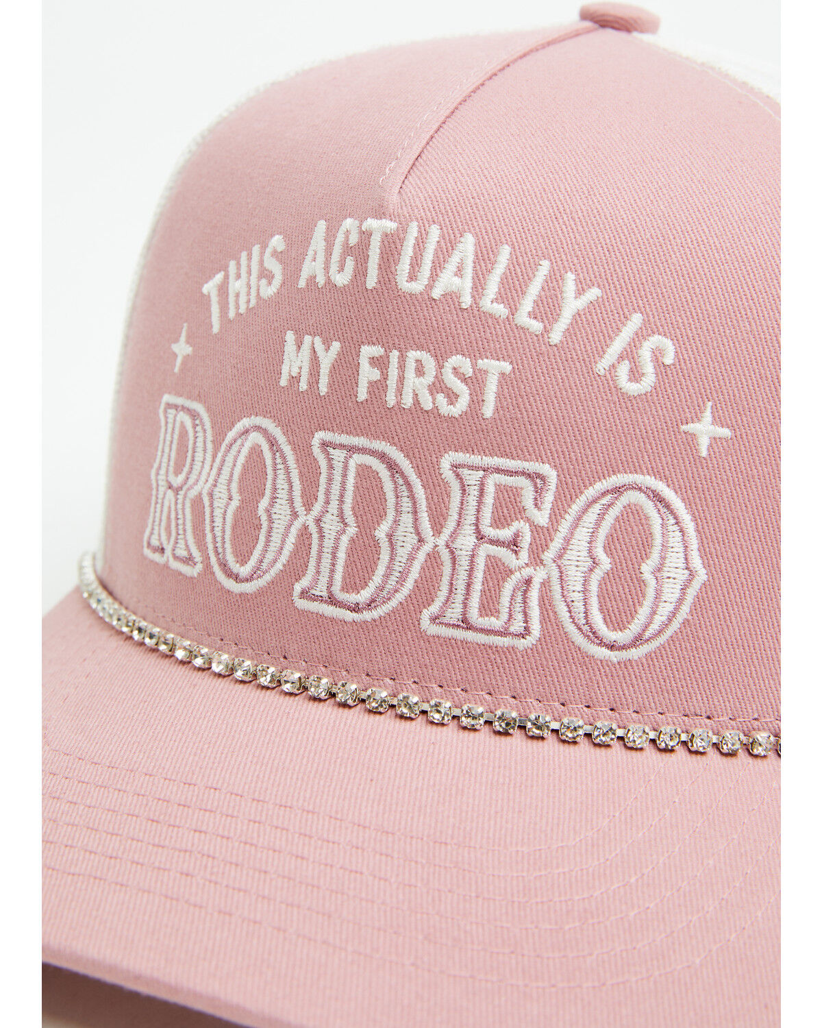 Image #2 - Shyanne Girls' This Actually Is My First Rodeo Ball Cap, Pink, hi-res